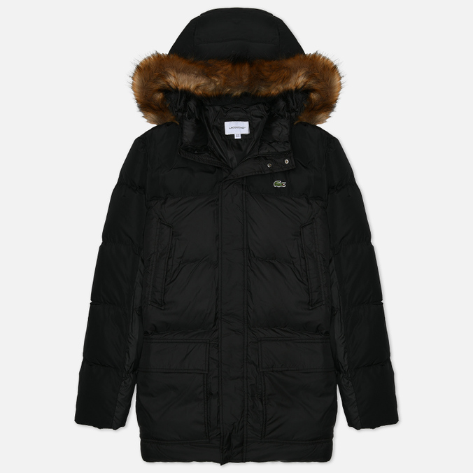 lacoste detachable hooded waterproof coat