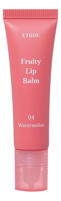 бальзам для губ с ароматом арбуза fruity lip balm no04 watermelon 10г