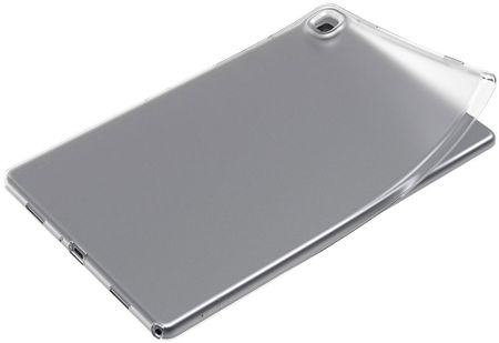 пластиковая накладка clear edge cover для samsung galaxy tab a8 прозрачный/синий