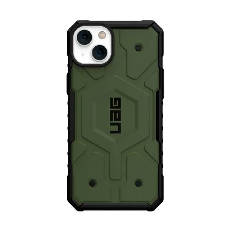 противоударная пластиковая накладка uag patfinder для iphone 14 plus зеленая