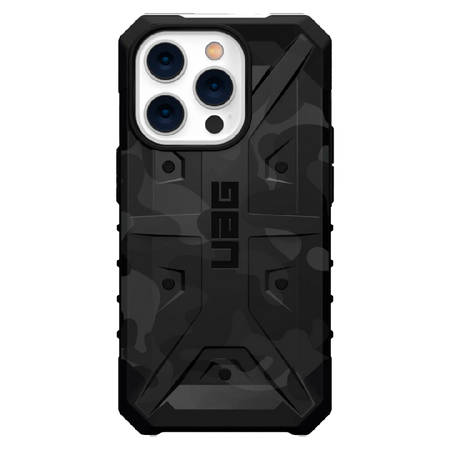 противоударная пластиковая накладка uag patfinder для iphone 14 pro черный комуфляж