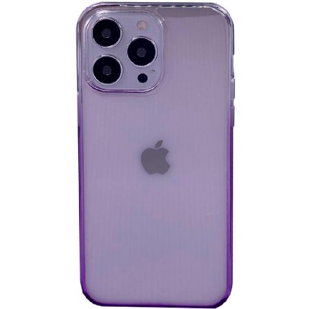 противоударная накладка usams серия для apple iphone 14 pro max фиолетовый кант