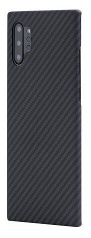 кевларовая накладка для samsung galaxy note10 cabal premium черно-серая