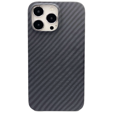 пластиковая накладка hoco magsafe для iphone 14 pro под карбон черная