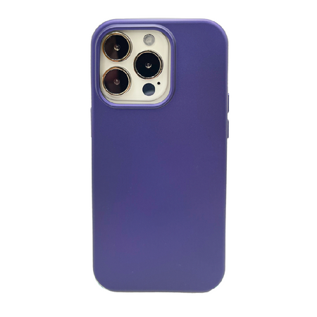 силиконовая накладка для iphone 14 pro (sc) фиолетовая partner