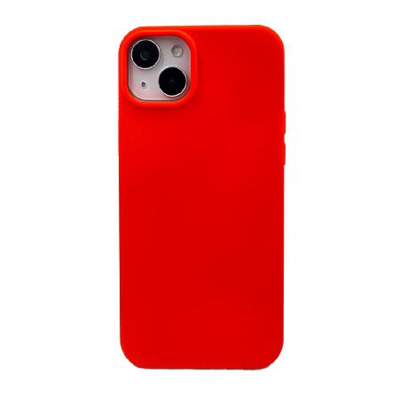 силиконовая накладка для iphone 14 plus (sc) красная partner