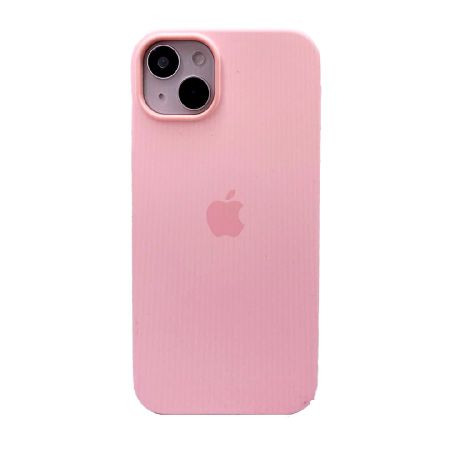 силиконовая накладка silicone case с magsafe для iphone 14 plus светло-розовая uae