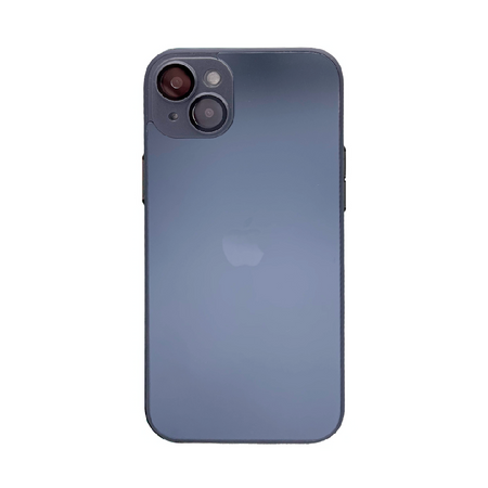 пластиковая накладка ag glass case magsafe для iphone 14 plus графит
