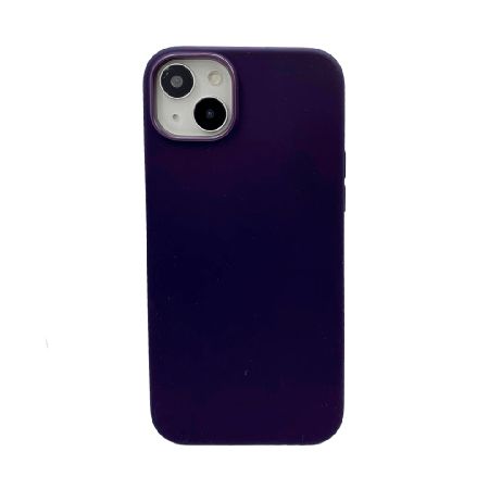 силиконовая накладка kzdoo mag icoat для iphone 14 фиолетовая