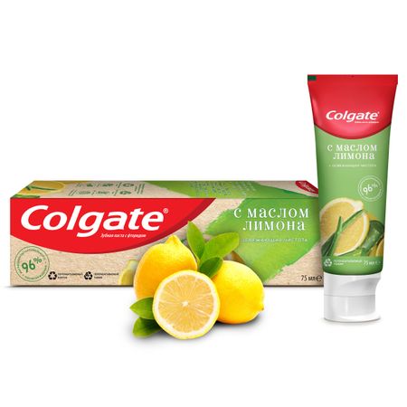 зубная паста colgate naturals освежающая чистота с маслом лимона