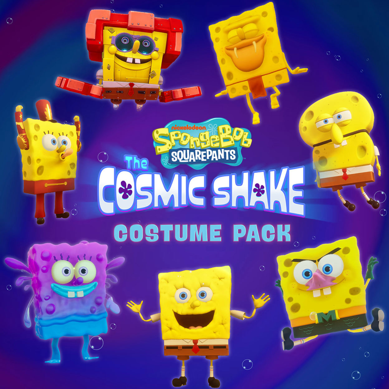 spongebob squarepants: the cosmic shake. costume pack. дополнение [pc