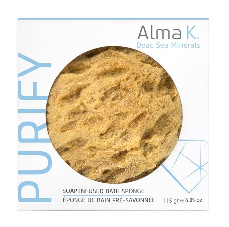 alma k. purify soap infused bath sponge