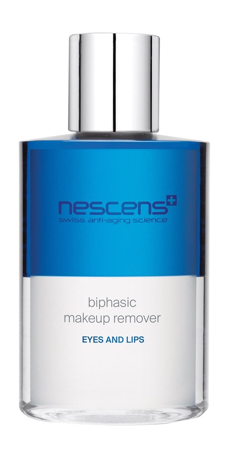nescens biphasic makeup remover eyes and lips