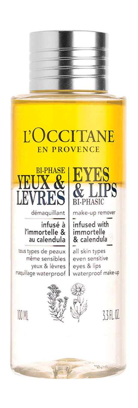 l'occitane eyes and lips bi-phasic make-up remover