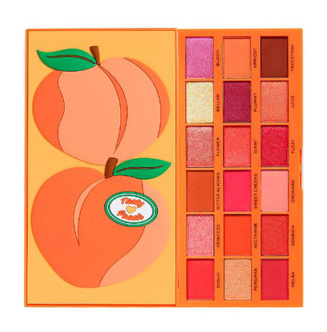 i heart revolution tasty eyeshadow palette peach