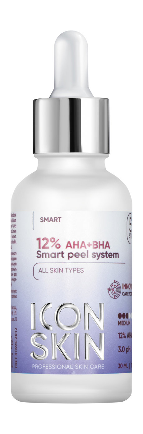 icon skin smart 12% aha+bha smart peel system