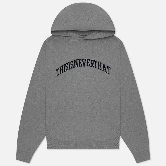 thisisneverthat arch-logo knit hoodie