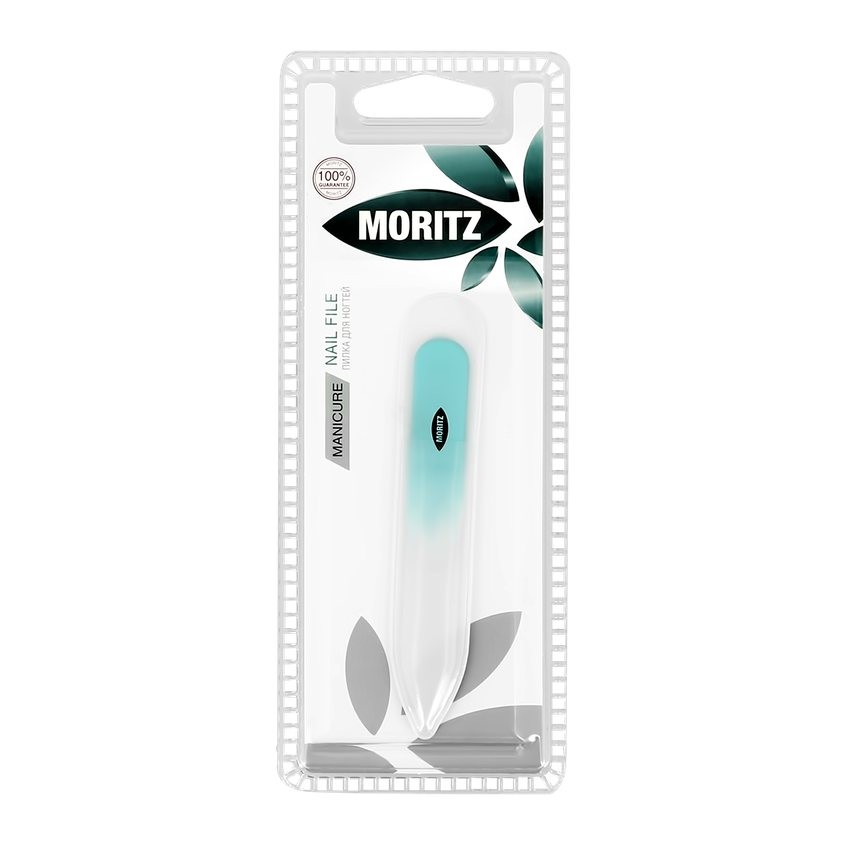moritz пилка для ногтей moritz стеклянная 9 см