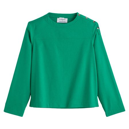 блузка с круглым воротником 34 (fr) - 40 (rus) зеленый