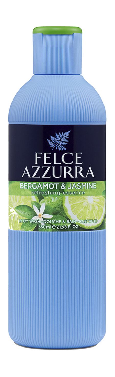 felce azzurra bergamot and jasmine refreshing essence perfumed body wash