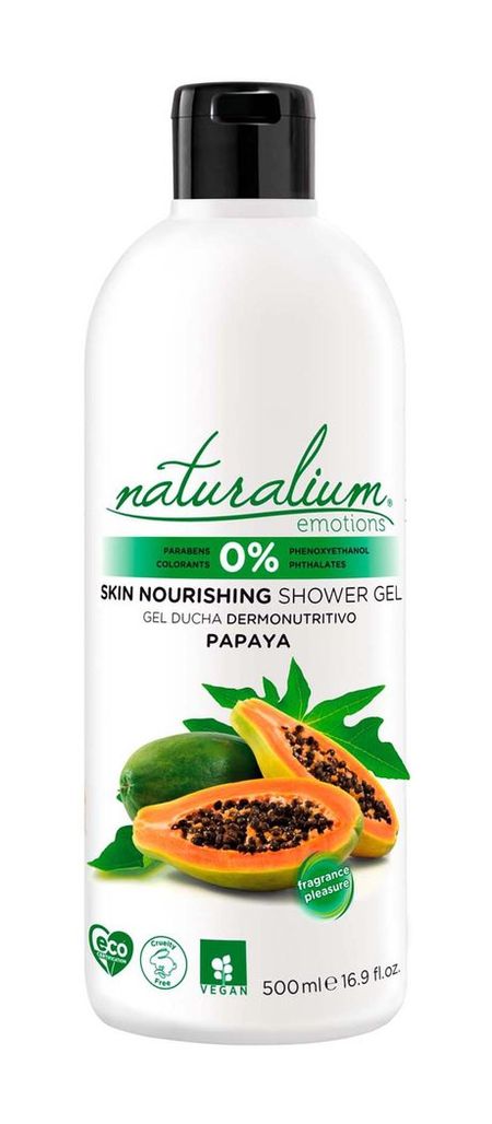 naturalium emotions moisturizing shower gel papaya
