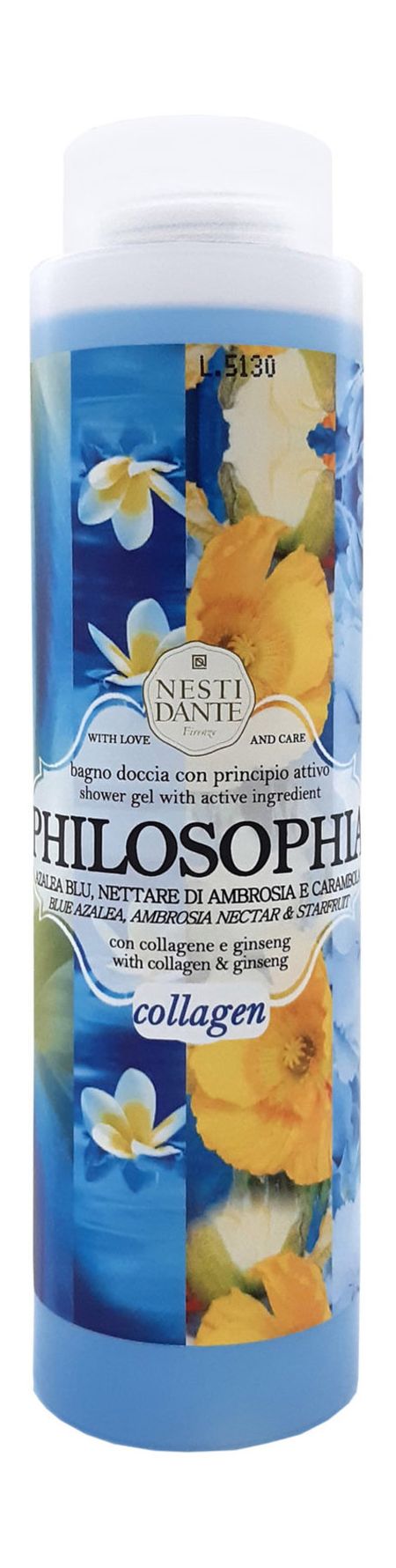 nesti dante philosophia with collagen & ginseng shower gel