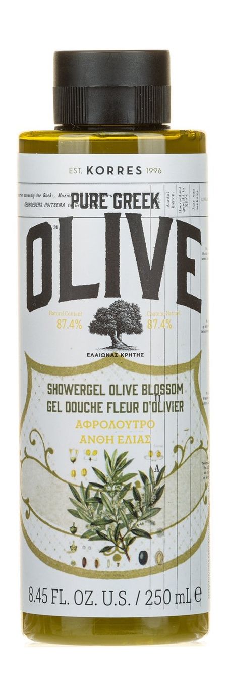 korres olive blossom showergel
