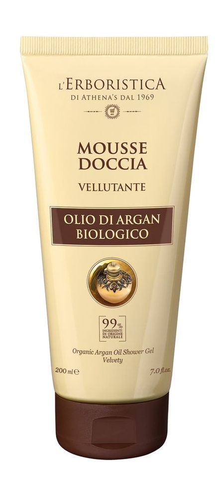 l'erboristica organic argan oil shower gel