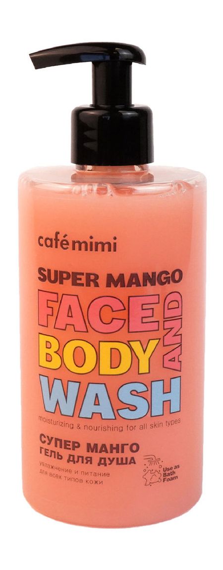 café mimi super mango face and body wash