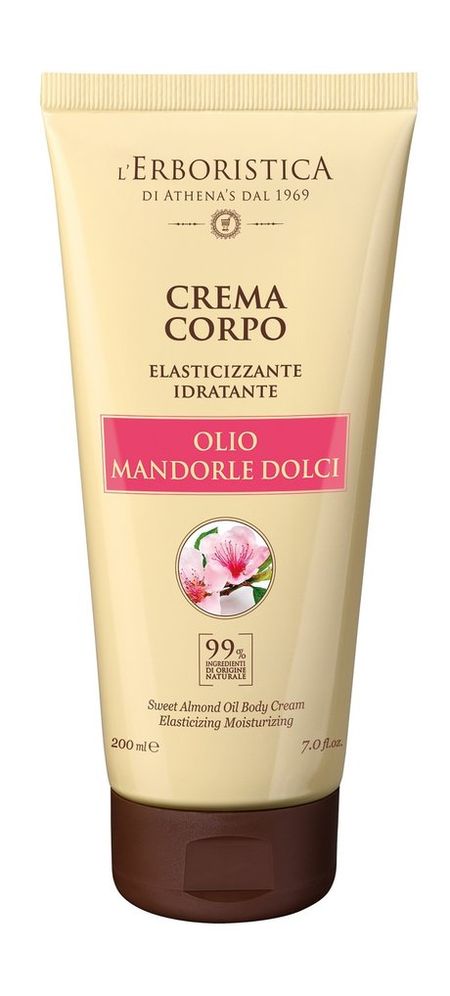 l'erboristica sweet almond oil body cream