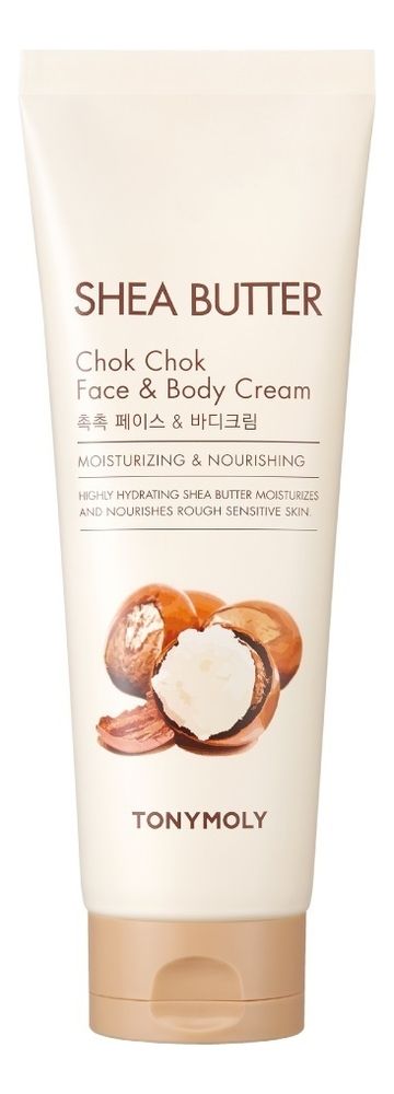 крем для тела с маслом ши shea butter chok chok face & body cream 50г