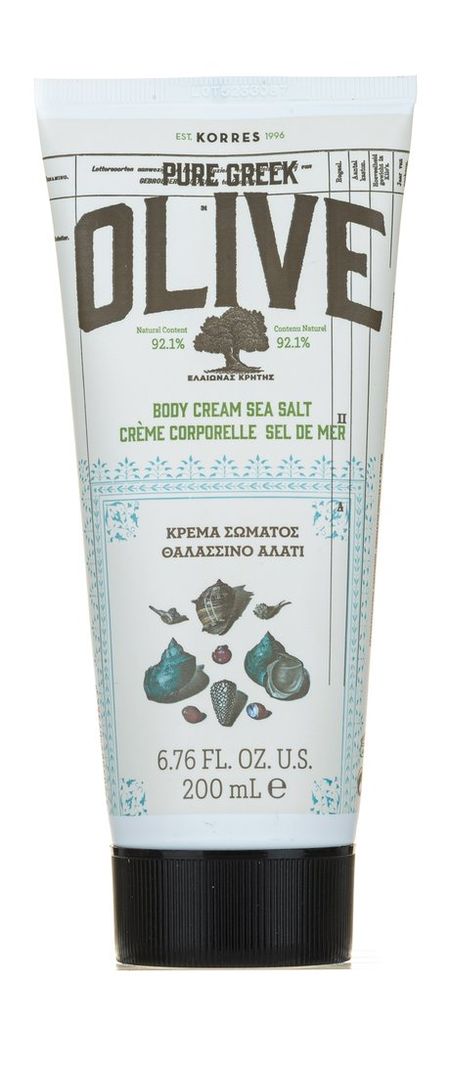 korres olive and sea salt body cream