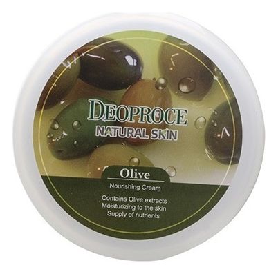 крем для лица и тела на основе масла оливы natural skin olive nourishing cream 100г