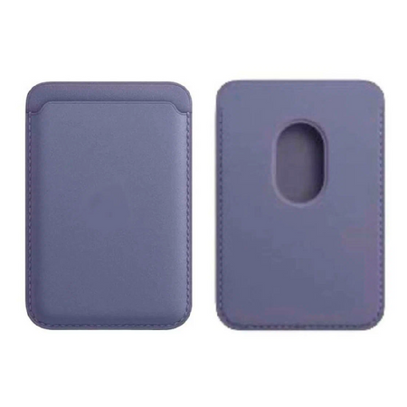 картхолдер кожаный магнитный (lc) фиолетовый