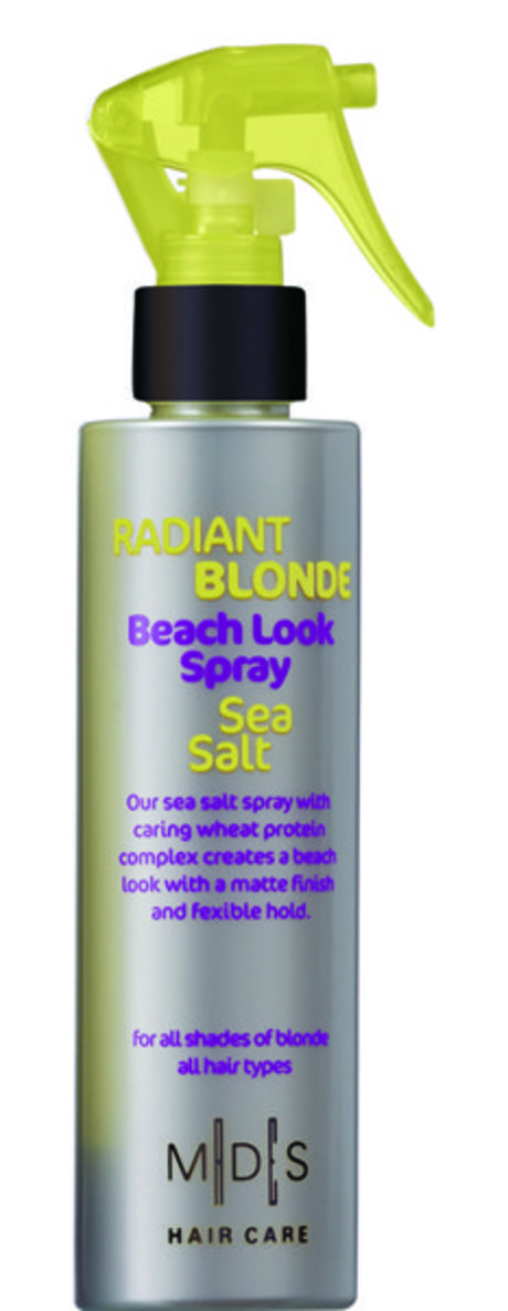 mades cosmetics radiant blonde beach look spray sea salt