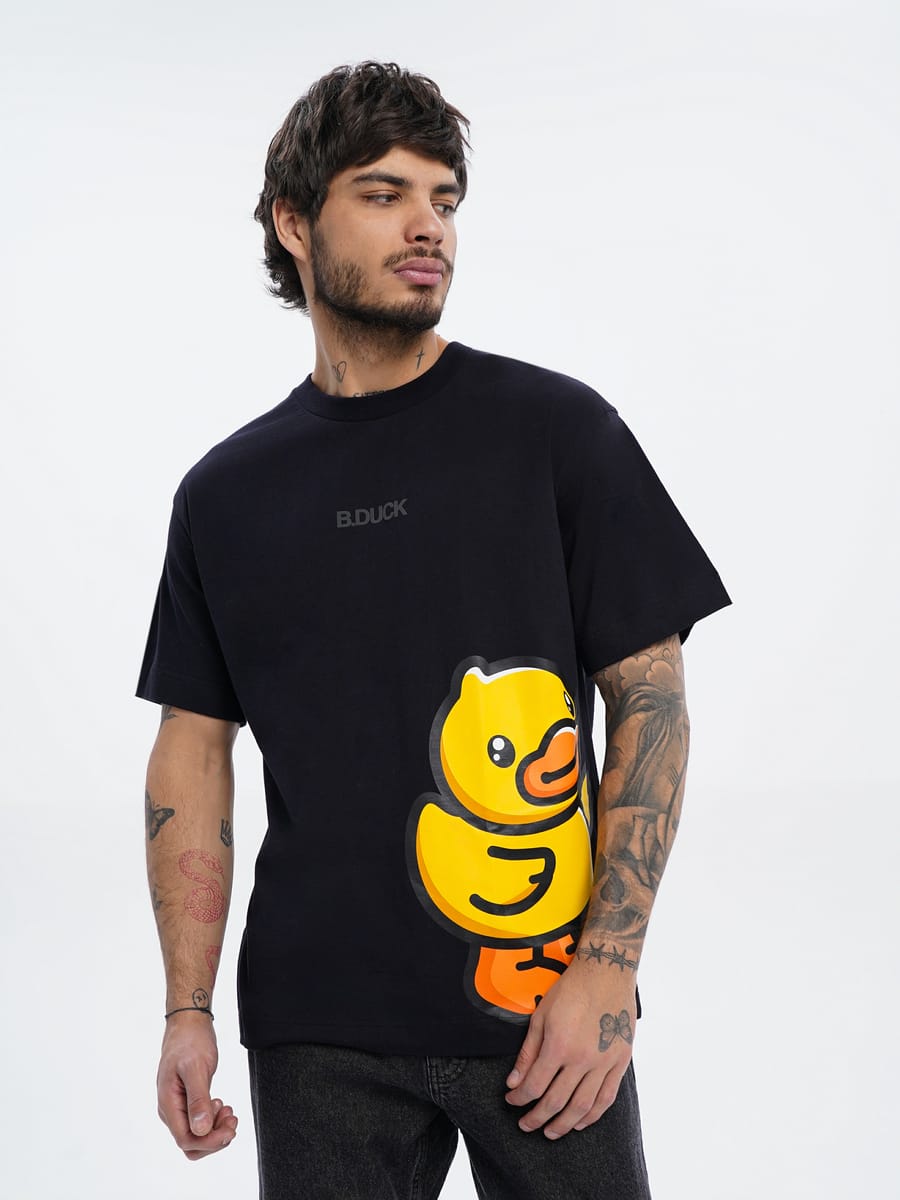 удлиненная футболка с принтом b.duck