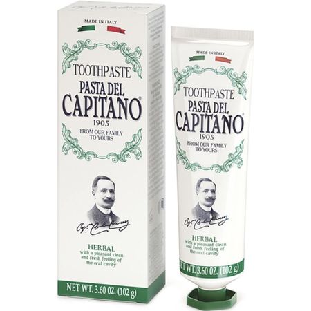 зубная паста pasta del capitano натуральные травы 75 мл