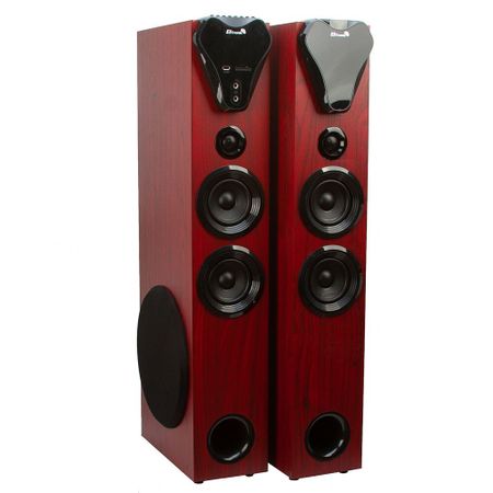 комплект акустики eltronic 20-80 home sound красный