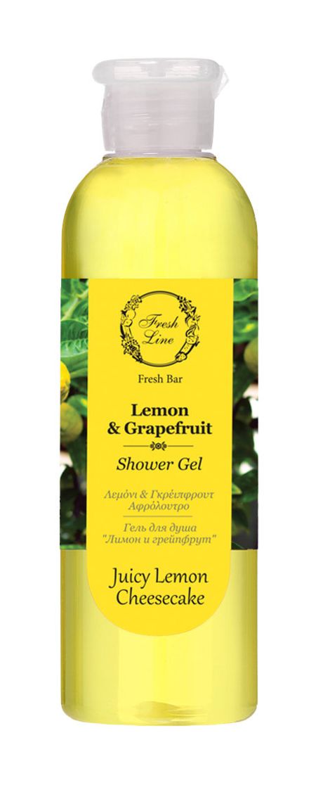 fresh line lemon and grapefruit shower gel