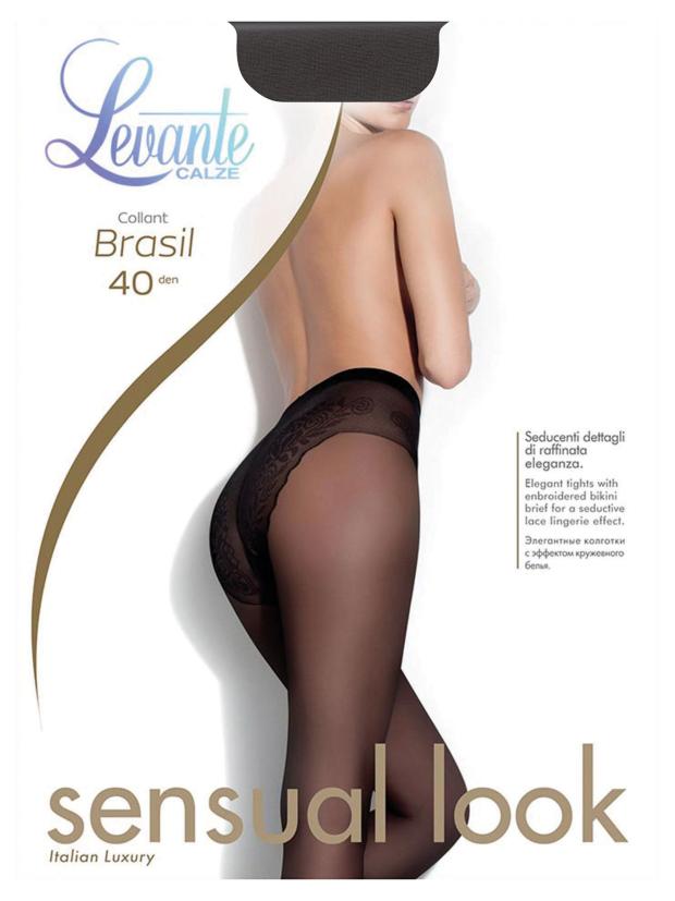 колготки женские levante brasil 40 den nero