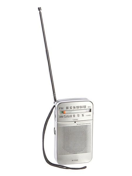 радиоприемник panasonic rf-p50d серебристый