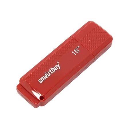 usb flash drive 16gb - smartbuy dock red sb16gbdk-r