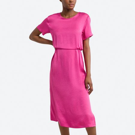платье с короткими рукавами widland m розовый