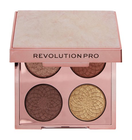 revolution pro eternal rose eye quad eyeshadow palette: desert rose