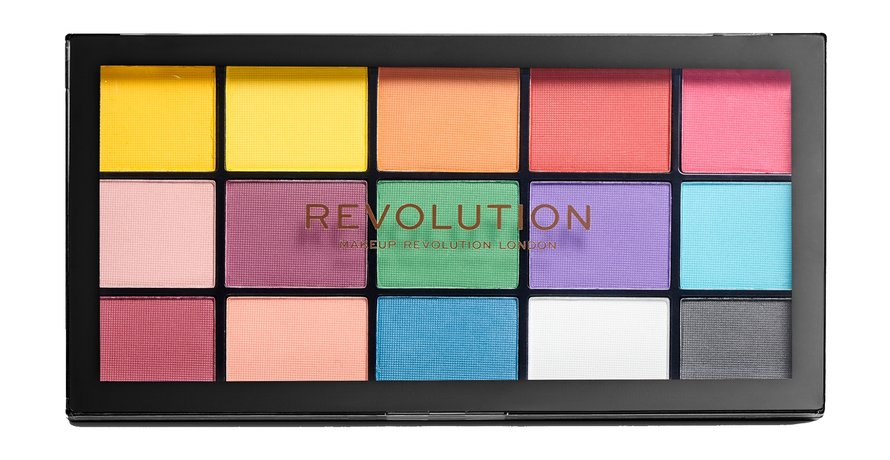 revolution makeup re-loaded eyeshadow palette: ultimate nudes