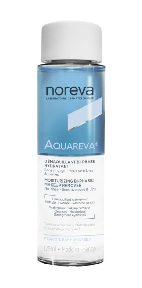 noreva aquareva moisturizing bi-phasic makeup remover