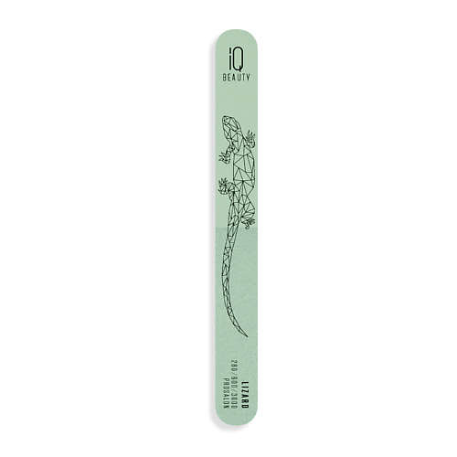 пилка для ногтей iq beauty пилка-полировщик для безупречного блеска и ухоженных ногтей lizard 280/600/3000 prosalon