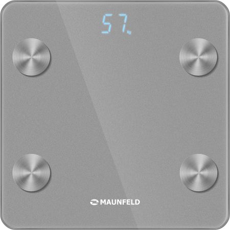 весы напольные maunfeld mbs-183bf03 серебристый