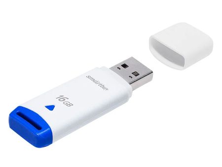 usb flash drive 16gb - smartbuy easy white sb016gbew