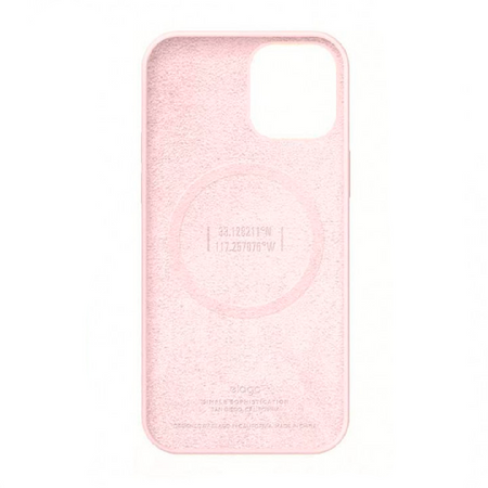 пластиковая накладка luxo magsafe для iphone 13 сини-розовый кант